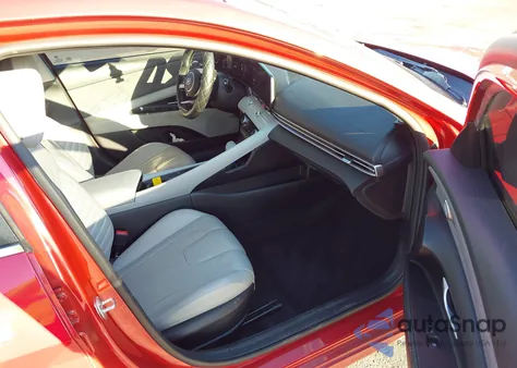 2021 Hyundai Elantra Limited z USA, uszkodzony, nr VIN 5NPLP4AG2MH014440